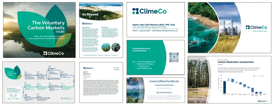 ClimeCo — Brand System & Marketing Collateral 1