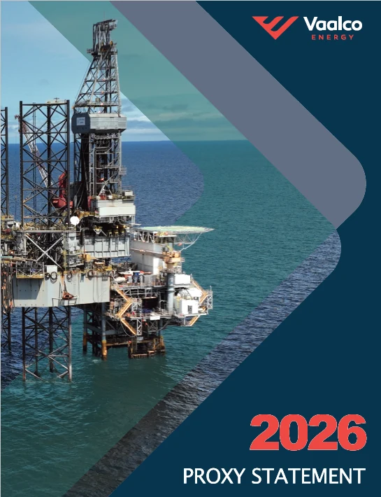 Vaalco Energy 2026 Proxy Statement cover